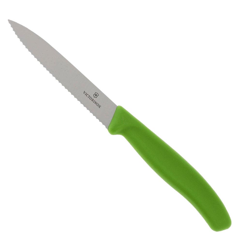 Victorinox SwissClassic 10cm Soyma Bıçağı Yeşil 6.7736.L4
