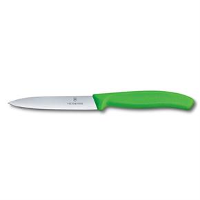 Victorinox SwissClassic 10cm Soyma Bıçağı Yeşil 6.7706.L114