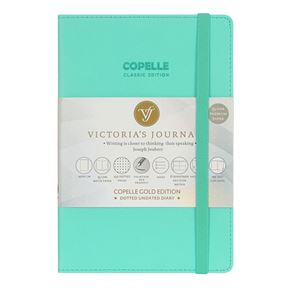 Victoria s Journals Copelle Gold Bujo 14x20 Noktalı Defter Mint Yeşili 5504