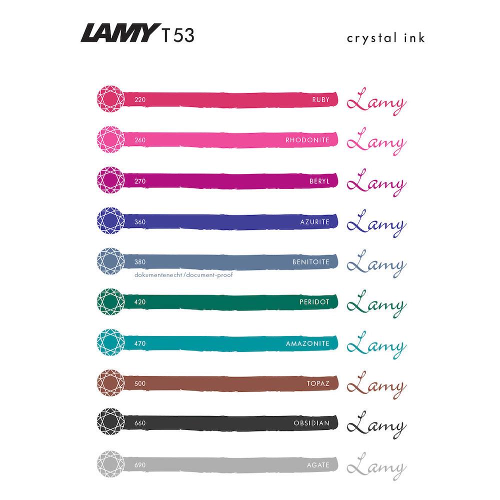 Lamy Crystal T53 Şişe Mürekkep Peridot