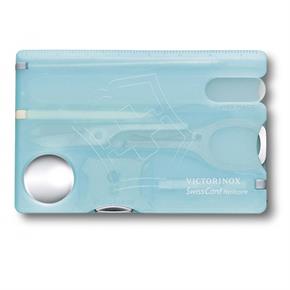 Victorinox SwissCard Manikür Seti Şeffaf Mavi 0.7240.T21