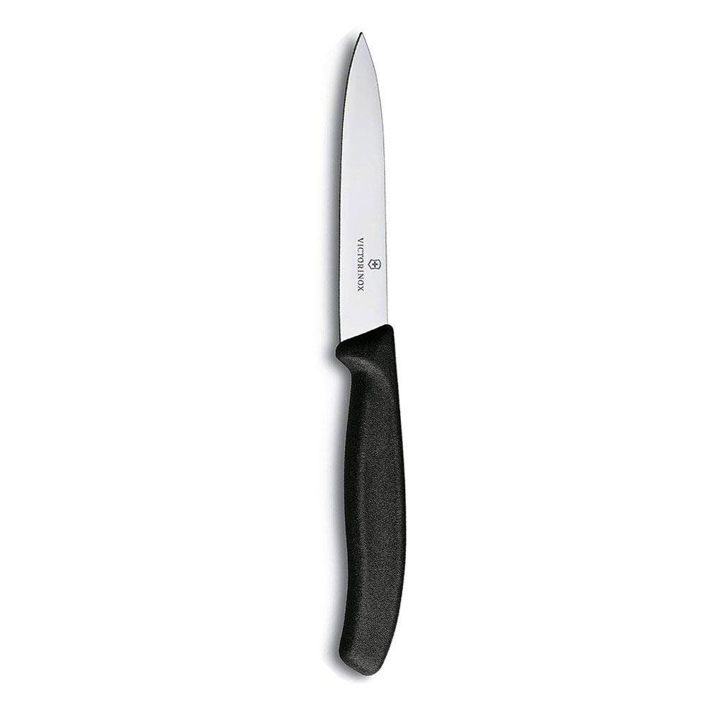 Victorinox SwissClassic 10cm Soyma Bıçağı Siyah 6.7703