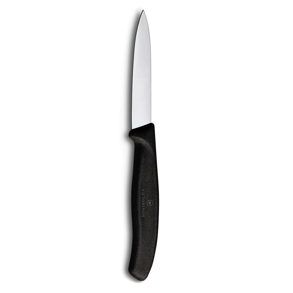 Victorinox SwissClassic 8cm Soyma Bıçağı Siyah 6.7603
