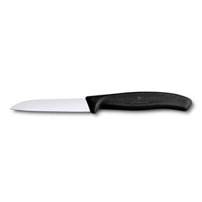 Victorinox SwissClassic 8cm Soyma Bıçağı Siyah 6.7403