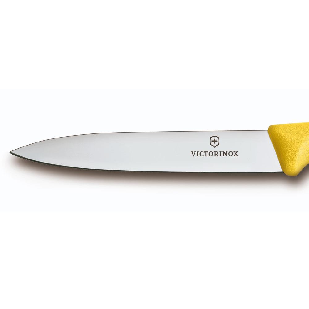 Victorinox SwissClassic 10cm Soyma Bıçağı Sarı 6.7706.L118