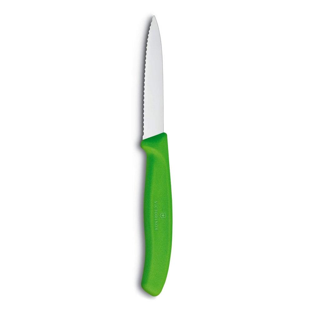 Victorinox SwissClassic 8cm Soyma Bıçağı Yeşil 6.7636.L114