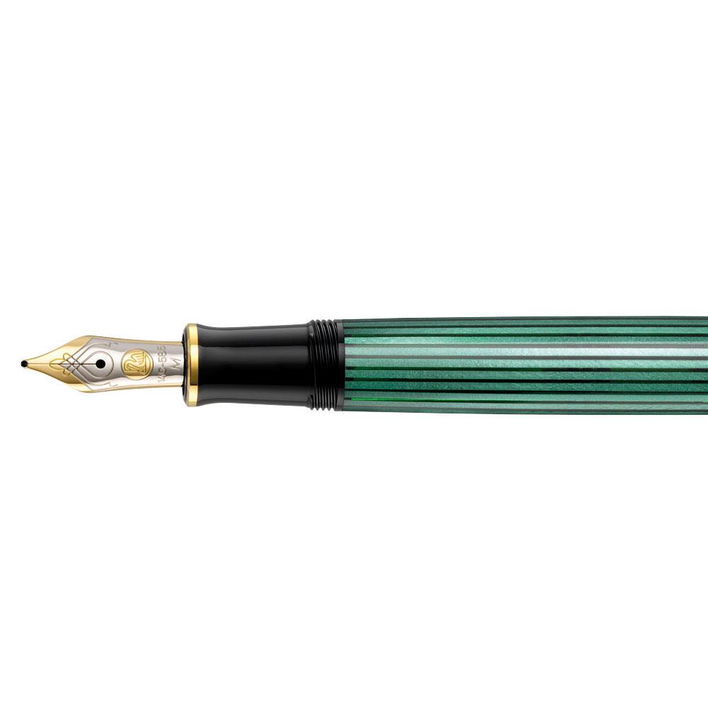 Pelikan M400 Dolmakalem Yeşil-Siyah Sedefli