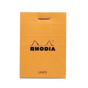 Rhodia Classic Üstten Zımbalı A8 Noktalı Defter Orange 10600C