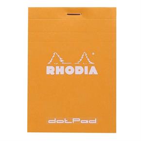 Rhodia Classic Üstten Zımbalı 8,5x12 Noktalı Defter Orange 12558C