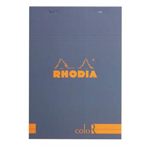 Rhodia Color Üstten Zımba A5 Çizgili Defter Sapphire Blue 16968C