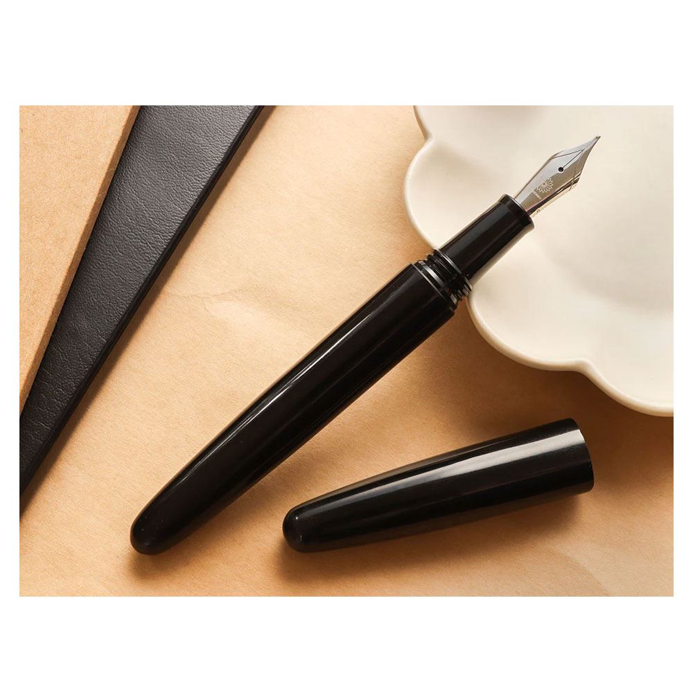 Wancher Dream Pen True Ebonite Silk Black F Uç Dolma Kalem EBSF