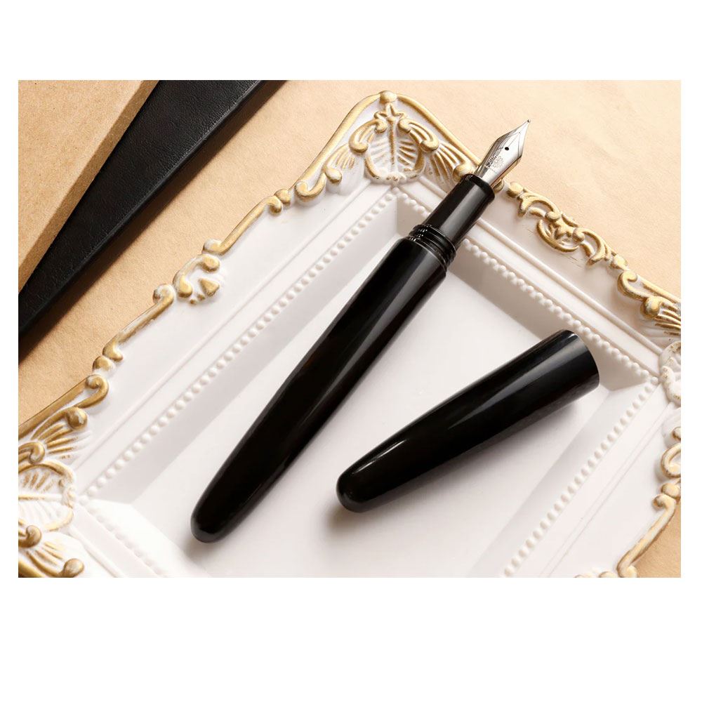 Wancher Dream Pen True Ebonite Silk Black F Uç Dolma Kalem EBSF