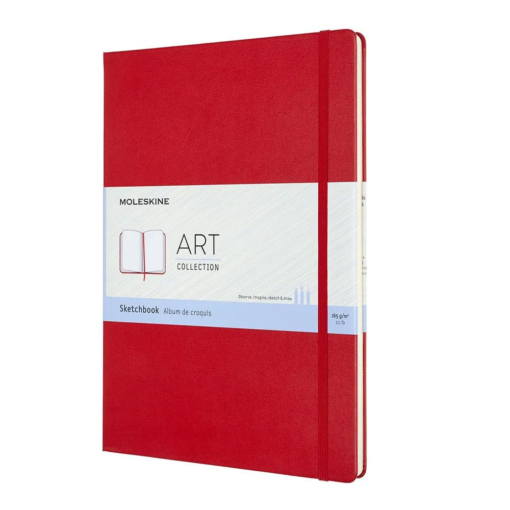 Moleskine Art Collection Sketchbook 21x29.7 Scarlet Red