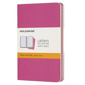 Moleskine Cahier Journals Çizgili Defter 9x14 Kinetic Pink