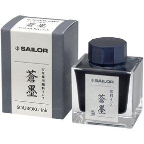 Sailor Pigment Şişe Mürekkep 50ml Blue-Black 13-2002-244