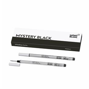 Montblanc 2 Fineliner Yedeği Medium Mystery Black 128246