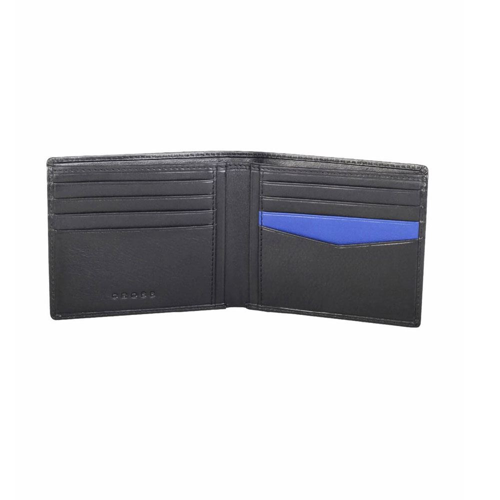 Cross Range Standart Kredi Kart Cüzdanı Siyah-Mavi AC038071-2