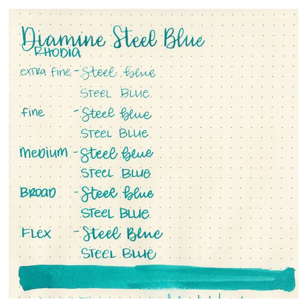 Diamine Şişe Mürekkep 30ml Steel Blue